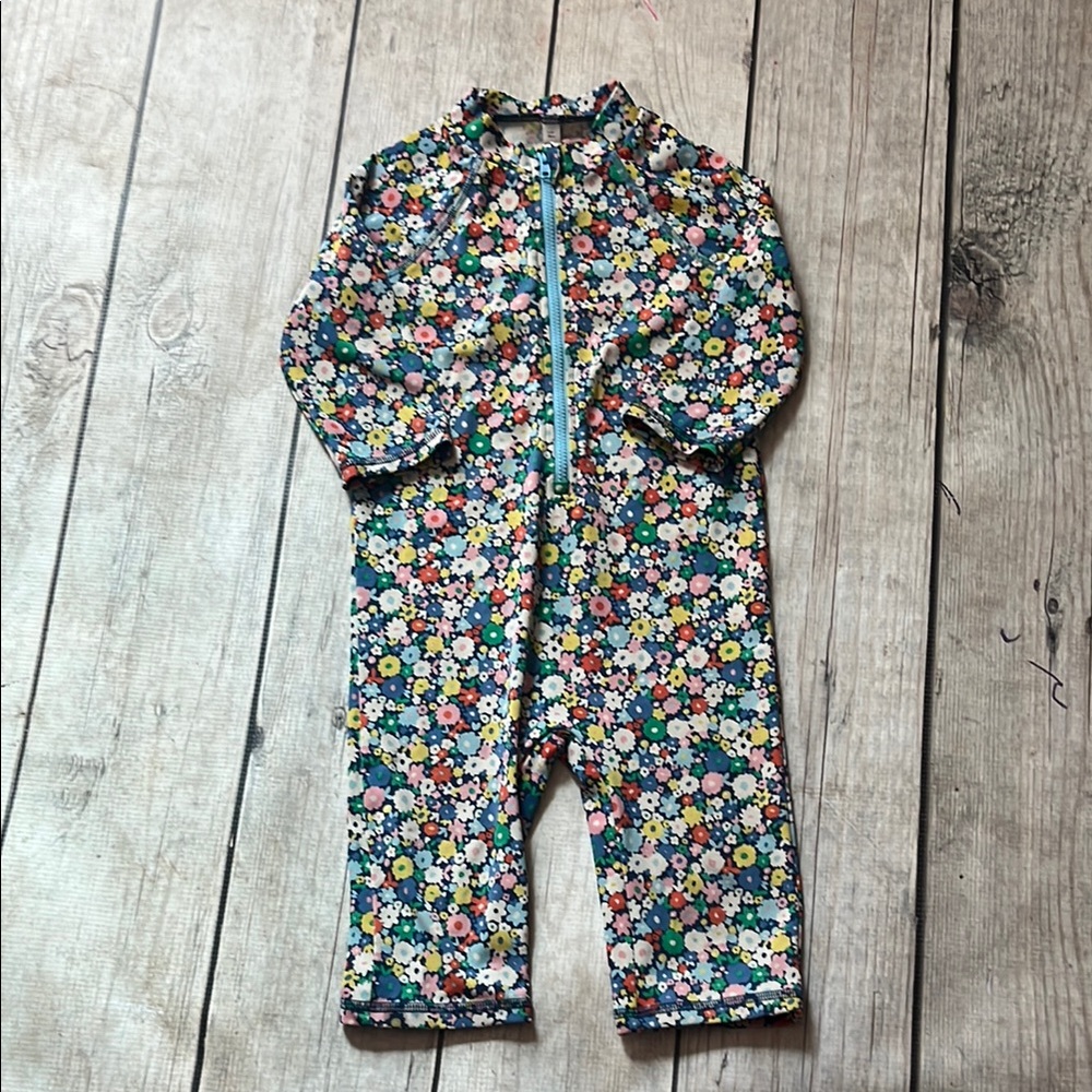 Baby Biden Floral Kids One Piece surf suit 2-3 years